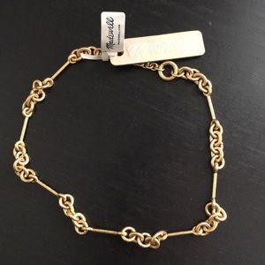 Madewell circle link choker necklace